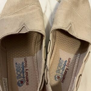 BOBS Beige Slip-On Shoes